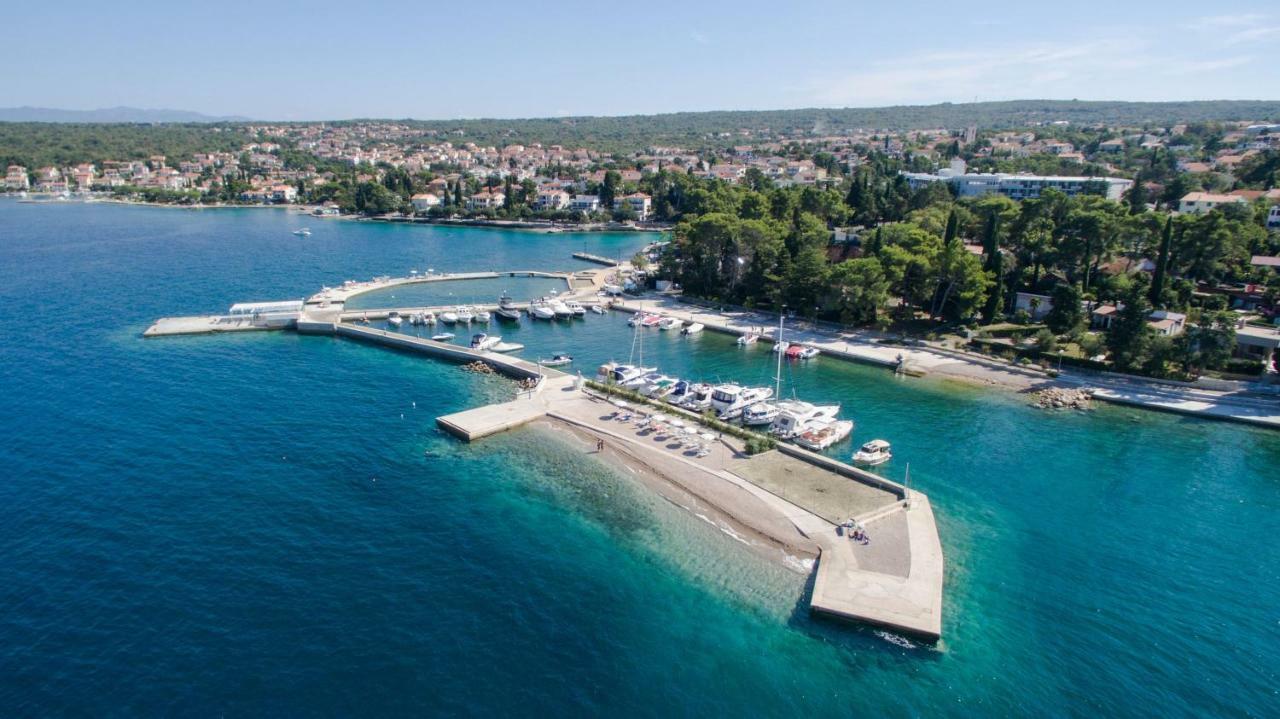 Apartman Snjezana Malinska Bagian luar foto